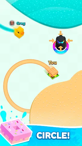 Gameplay screenshot 1 from Paper.io 2 - Arcade game